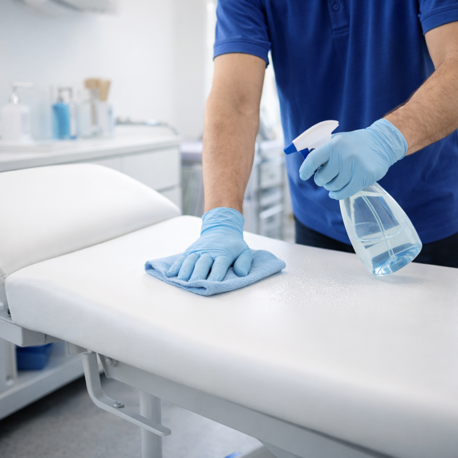 Praxisreinigung - Professionelle Reinigungskraft